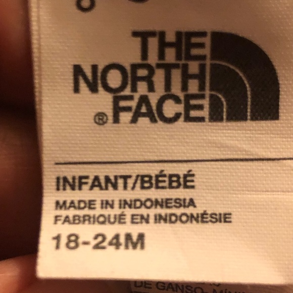 The North Face 550 fill down puffer baby reversible winter 🥶 jacket - Picture 8 of 8
